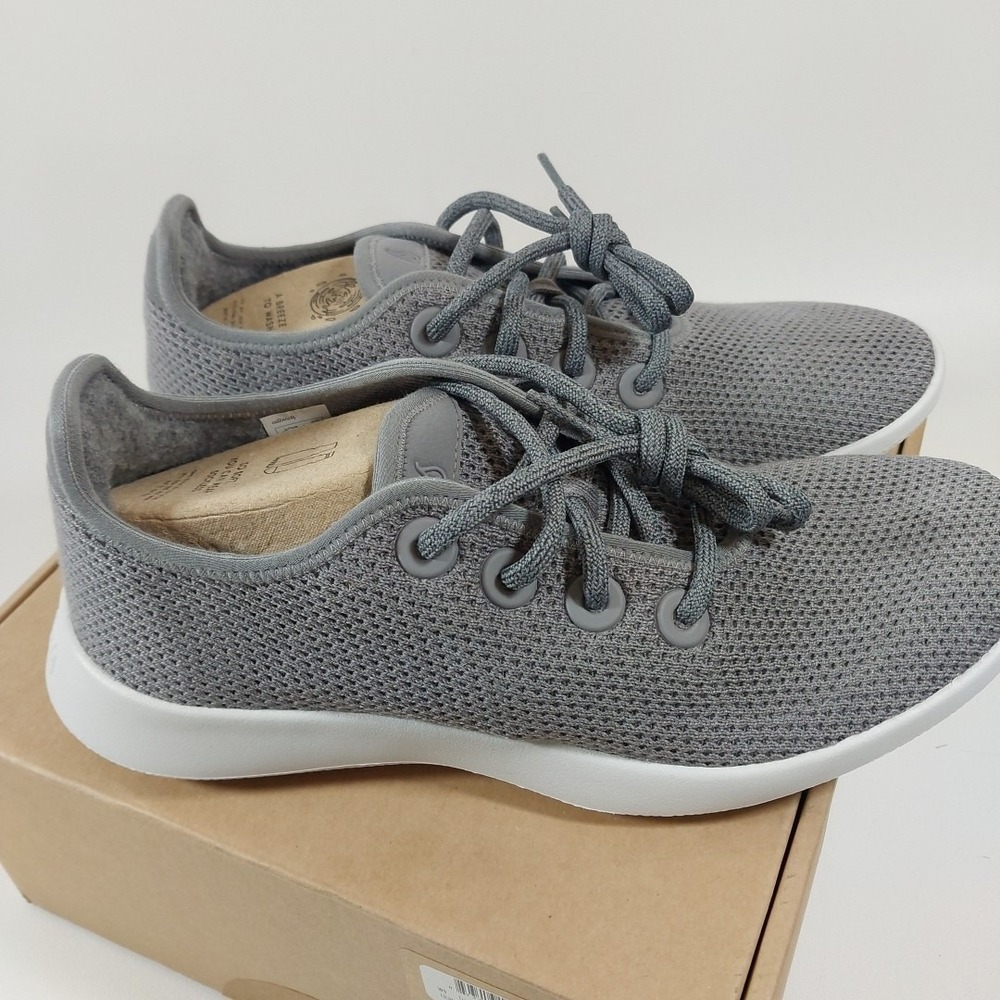 Allbirds Tree Runner Womens Size 9 Gray Athletic Running Walking Shoes Sneakers - Picture 3 of 5
